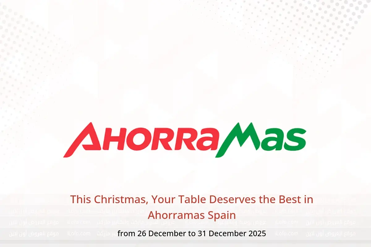 Ahorramas Spain Offers from 26 to 31 December 2025 This Christmas, Your Table Deserves the Best - Ahorramas - Spain - 26 December 2025 – 31 December 2025 - Page 1