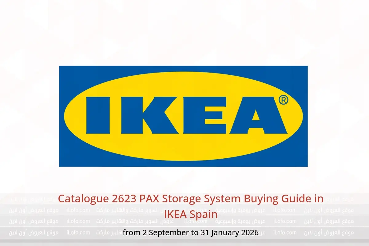IKEA Spain Offers from 2 September to 31 January 2026 Catalogue 2623 PAX Storage System Buying Guide - IKEA - Spain - 2 September 2025 – 31 January 2026 - Page 1