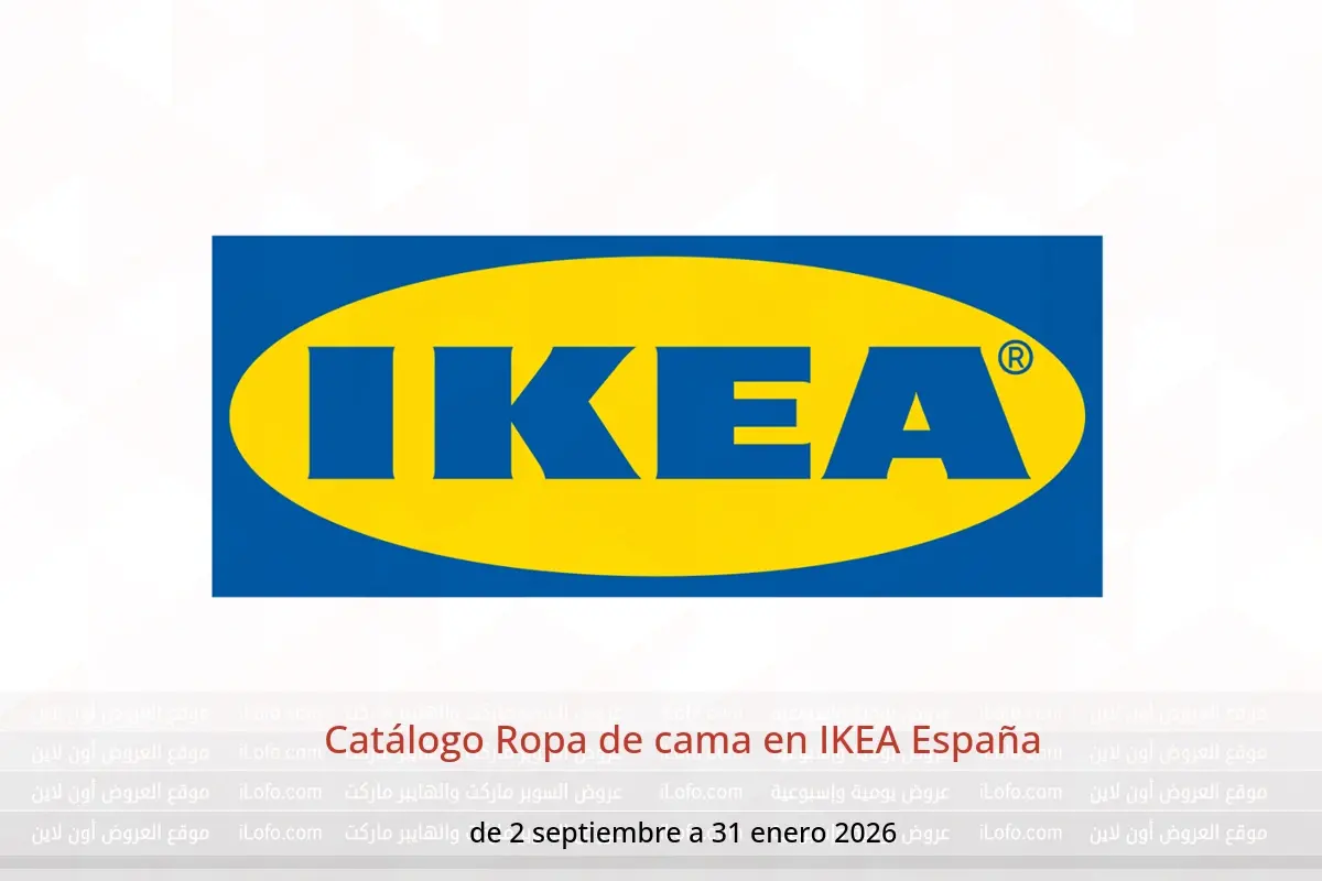 Ofertas de IKEA España de 2 septiembre a 31 enero 2026 Catálogo Ropa de cama - IKEA - España - 2 septiembre 2025 – 31 enero 2026 - Página 1
