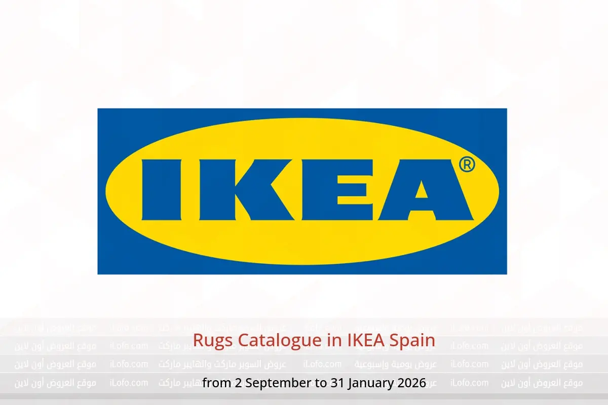 IKEA Spain Offers from 2 September to 31 January 2026 Rugs Catalogue - IKEA - Spain - 2 September 2025 – 31 January 2026 - Page 1