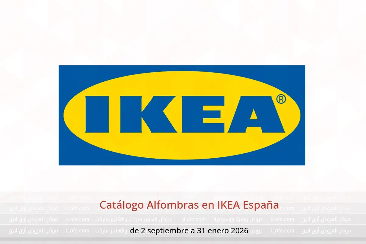 Ofertas de IKEA España de 2 septiembre a 31 enero 2026 Catálogo Alfombras - IKEA - España - 2 septiembre 2025 – 31 enero 2026 - Página 1