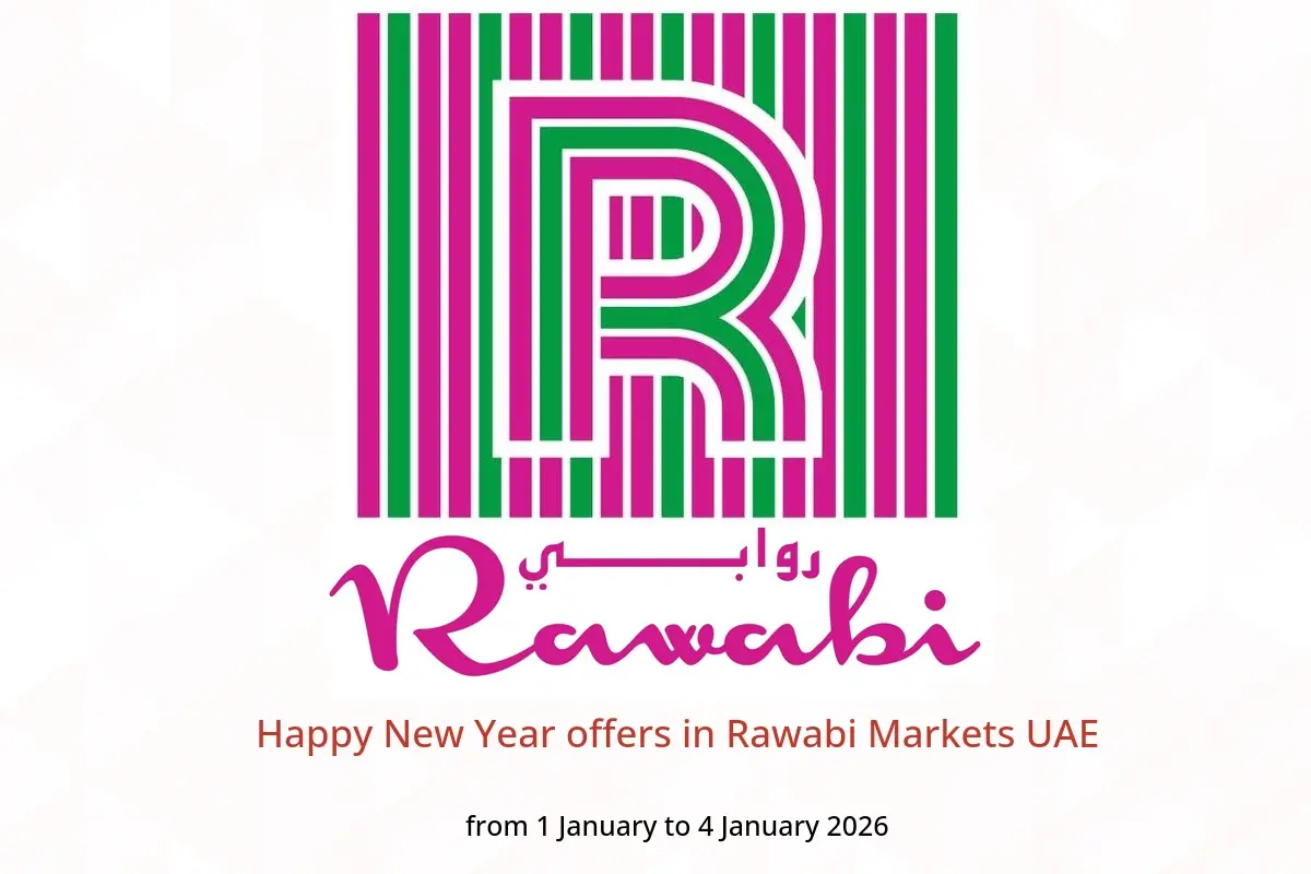 Rawabi Markets UAE Offers from 1 to 4 January 2026 Happy New Year offers - Rawabi Markets - UAE - 1 January 2026 – 4 January 2026 - Page 1