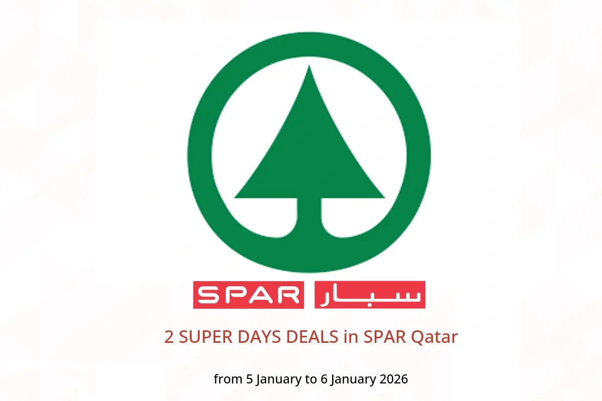 SPAR Qatar Offers from 5 to 6 January 2026 2 SUPER DAYS DEALS