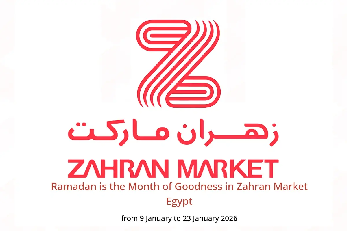 Zahran Market Egypt Offers from 9 to 23 January 2026 Ramadan is the Month of Goodness - Zahran Market - Egypt - 9 January 2026 – 23 January 2026 - Page 1