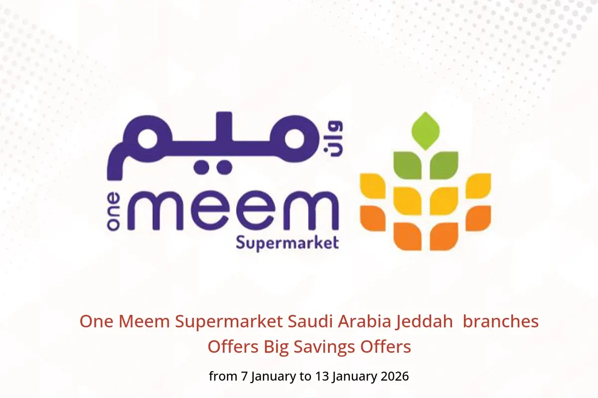 One Meem Supermarket  Jeddah  Offers from 7 to 13 January Big Savings Offers - One Meem Supermarket - Saudi Arabia - 7 January 2026 – 13 January 2026 - Page 1
