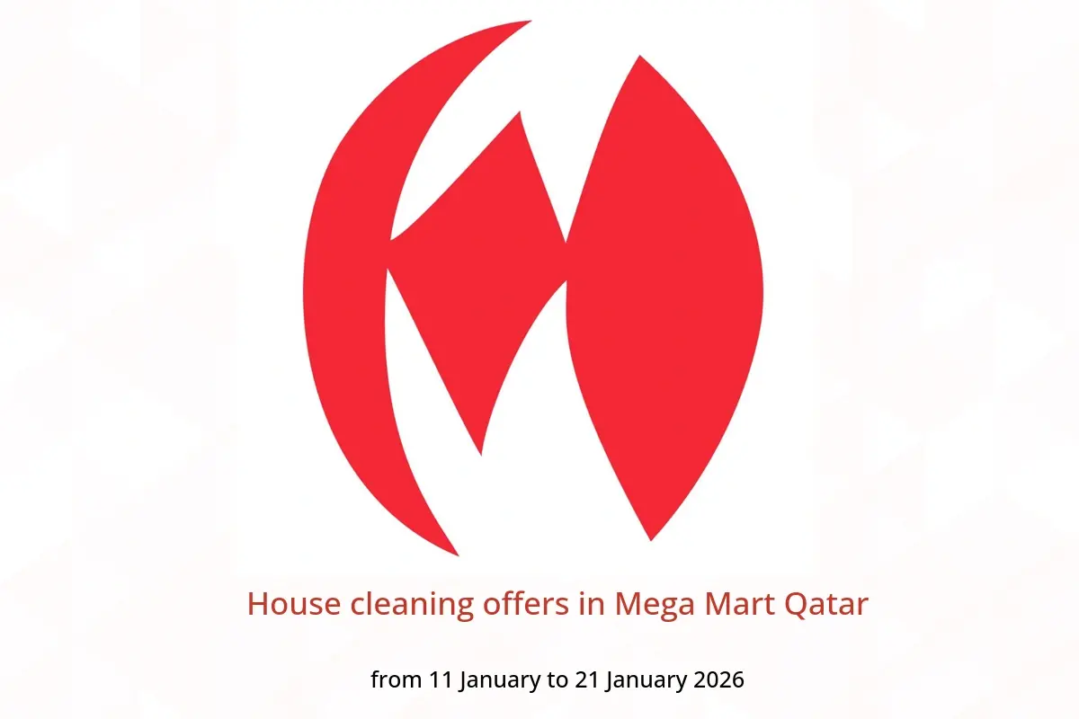 Mega Mart Qatar Offers from 11 to 21 January 2026 House cleaning offers - Mega Mart - Qatar - 11 January 2026 – 21 January 2026 - Page 1