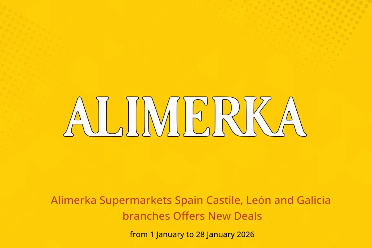 Alimerka Supermarkets  Castile, León and Galicia  Offers from 1 to 28 January New Deals - Alimerka Supermarkets - Spain - 1 January 2026 – 28 January 2026 - Page 1