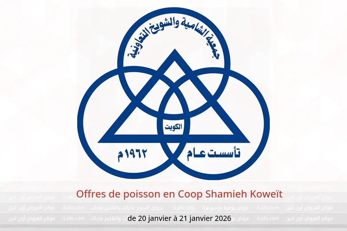 Offres Coop Shamieh Koweït de 20 à 21 janvier 2026 Offres de poisson