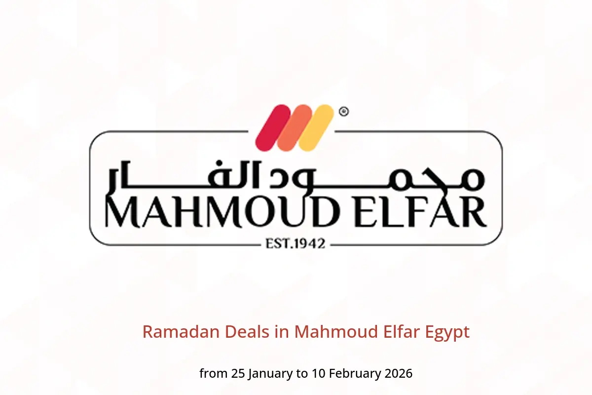 Mahmoud Elfar Egypt Offers from 25 January to 10 February 2026 Ramadan Deals - Mahmoud Elfar - Egypt - 25 January 2026 – 10 February 2026 - Page 1
