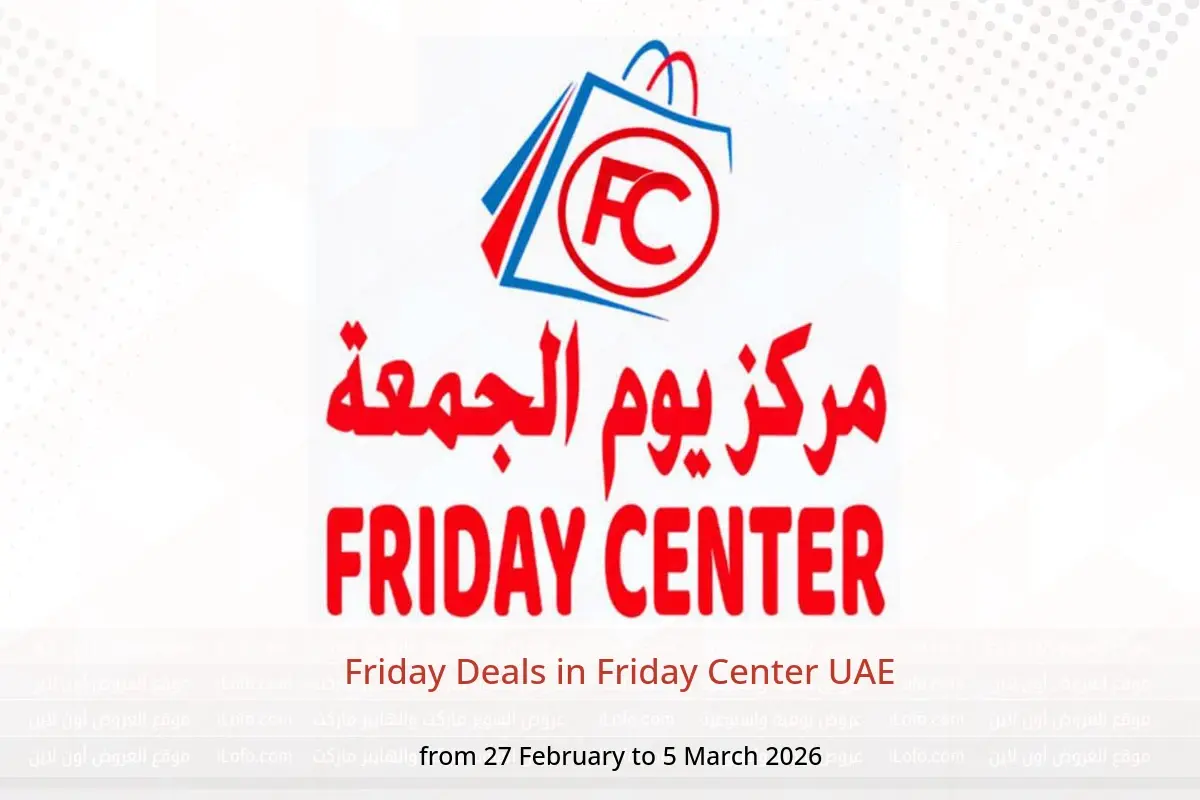 Friday Center UAE Offers from 27 February to 5 March 2026 Friday Deals - Friday Center - UAE - 27 February 2026 – 5 March 2026 - Page 1