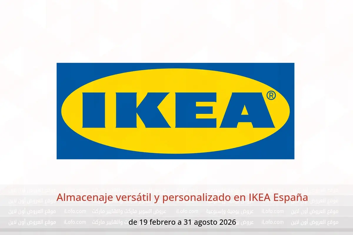 Ofertas de IKEA España de 19 febrero a 31 agosto 2026 Almacenaje versátil y personalizado - IKEA - España - 19 febrero 2026 – 31 agosto 2026 - Página 1