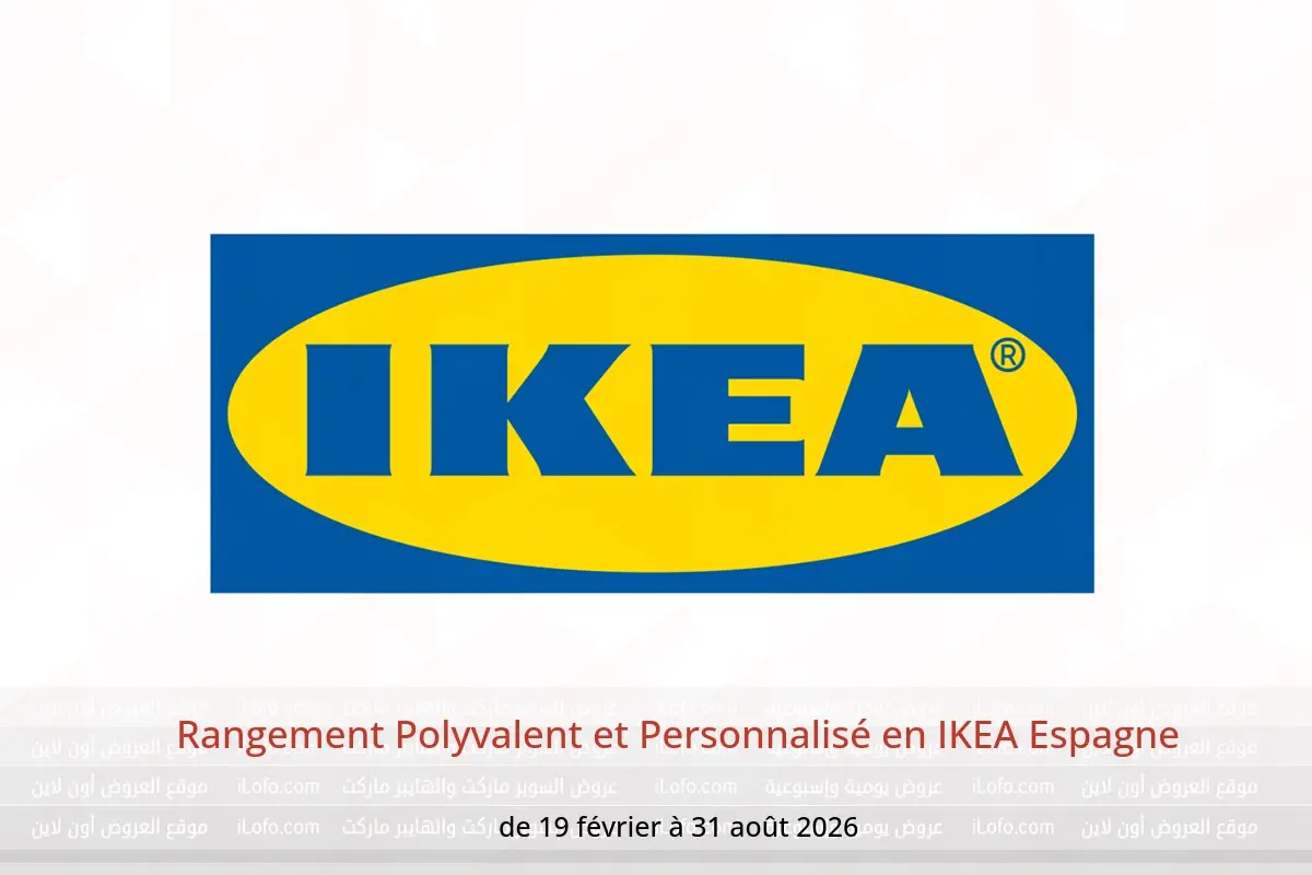 Offres IKEA Espagne de 19 février à 31 août 2026 Rangement Polyvalent et Personnalisé - IKEA - Espagne - 19 fevrier 2026 – 31 aout 2026 - Page 1