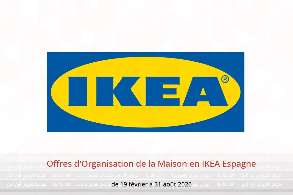 Offres IKEA Espagne de 19 février à 31 août 2026 Offres d'Organisation de la Maison - IKEA - Espagne - 19 fevrier 2026 – 31 aout 2026 - Page 1