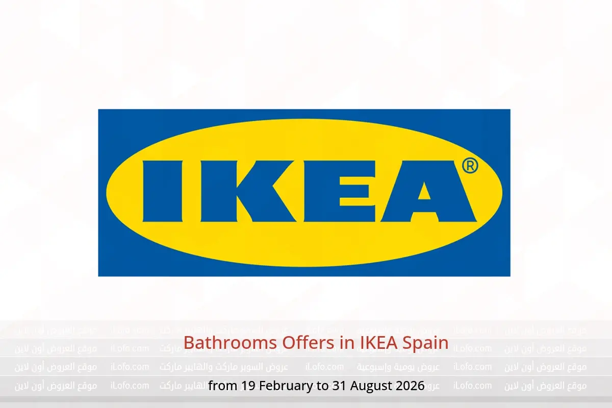 IKEA Spain Offers from 19 February to 31 August 2026 Bathrooms Offers - IKEA - Spain - 19 February 2026 – 31 August 2026 - Page 1