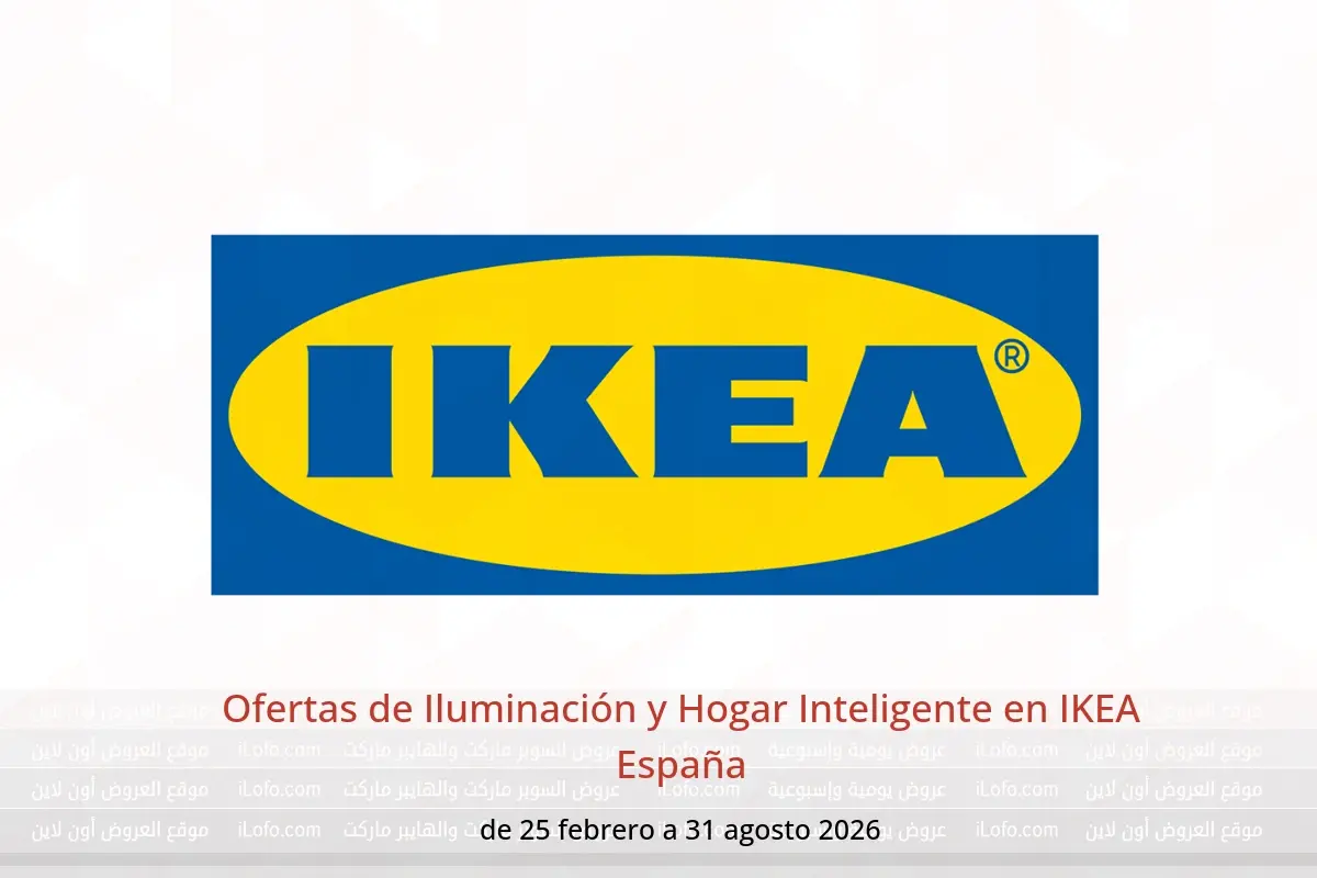 Ofertas de IKEA España de 25 febrero a 31 agosto 2026 Ofertas de Iluminación y Hogar Inteligente - IKEA - España - 25 febrero 2026 – 31 agosto 2026 - Página 1