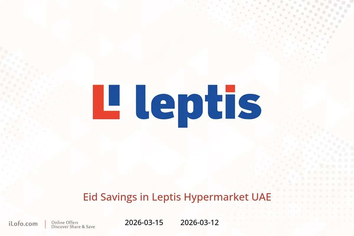 Leptis Hypermarket UAE offers from 12 to 15 March 2026 Eid Savings - Leptis Hypermarket - UAE - 12 March 2026 – 15 March 2026 - Page 1
