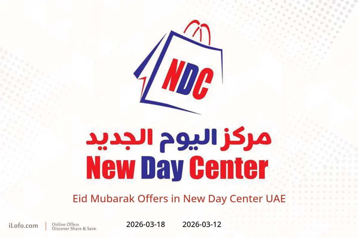New Day Center UAE offers from 12 to 18 March 2026 Eid Mubarak Offers - New Day Center - UAE - 12 March 2026 – 18 March 2026 - Page 1