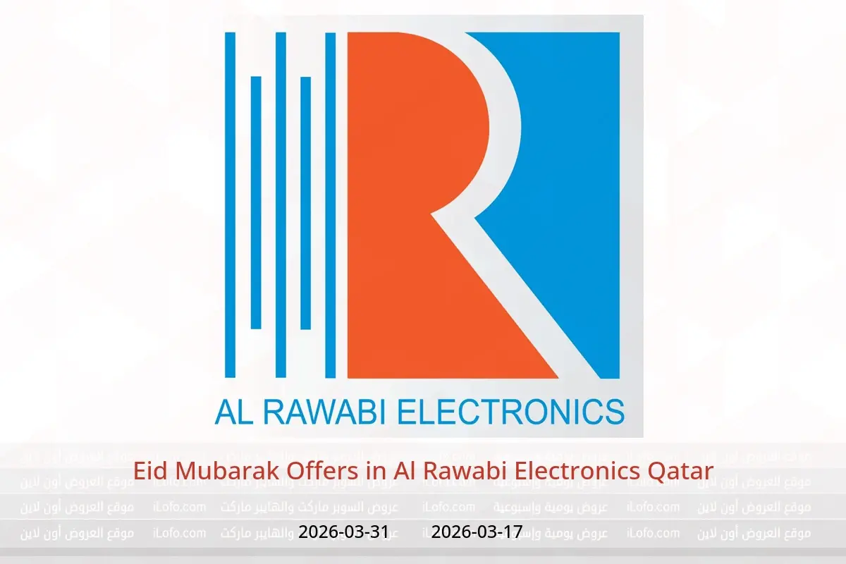 Al Rawabi Electronics Qatar offers from 17 to 31 March 2026 Eid Mubarak Offers - Al Rawabi Electronics - Qatar - 17 March 2026 – 31 March 2026 - Page 1