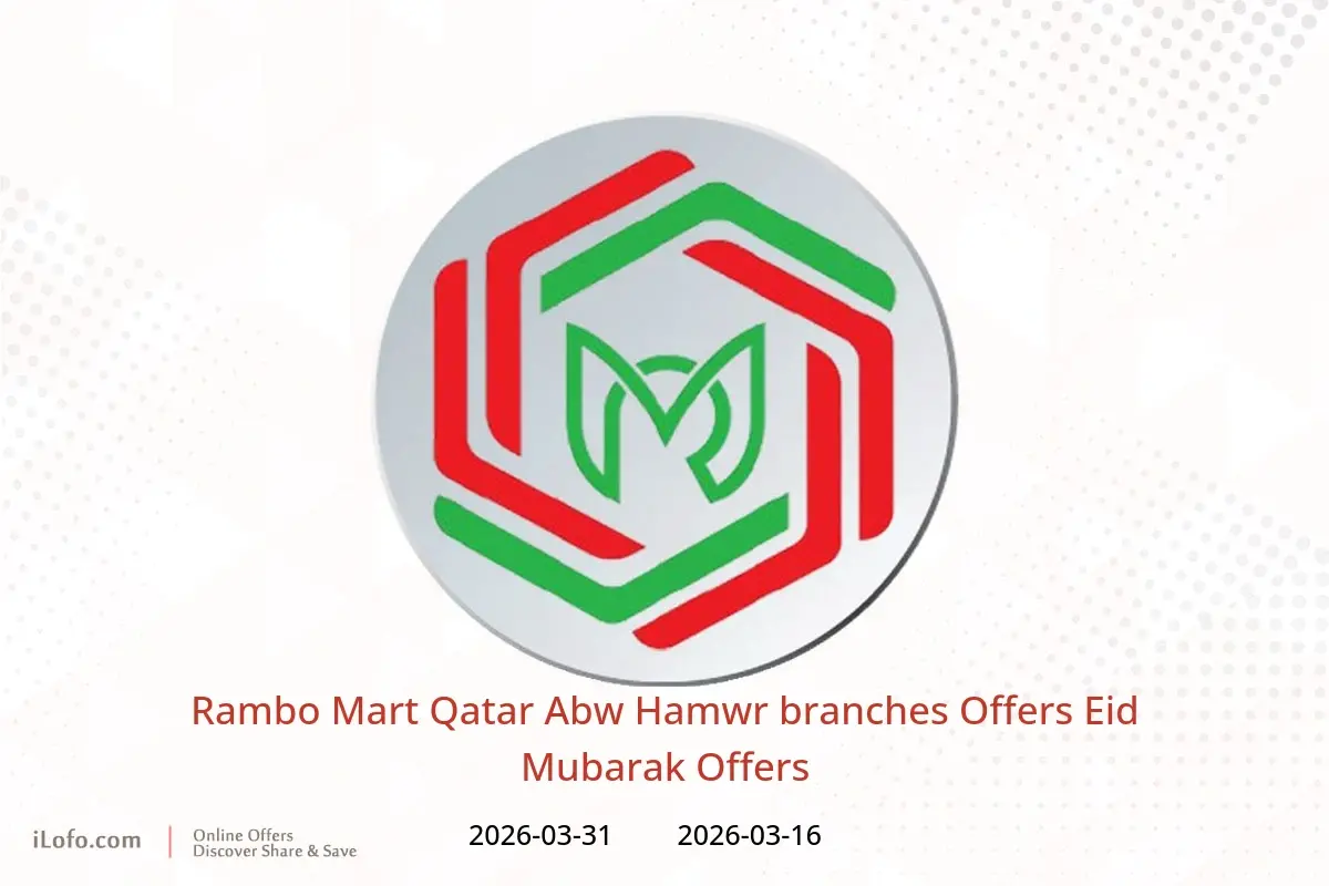 Rambo Mart offers in Abw Hamwr from 16 to 31 March 2026 Eid Mubarak Offers - Rambo Mart - Qatar - 16 March 2026 – 31 March 2026 - Page 1