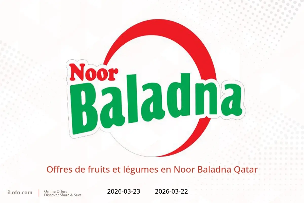 Offres Noor Baladna Qatar de 22 à 23 mars 2026 Offres de fruits et légumes - Noor Baladna - Qatar - 22 mars 2026 – 23 mars 2026 - Page 1