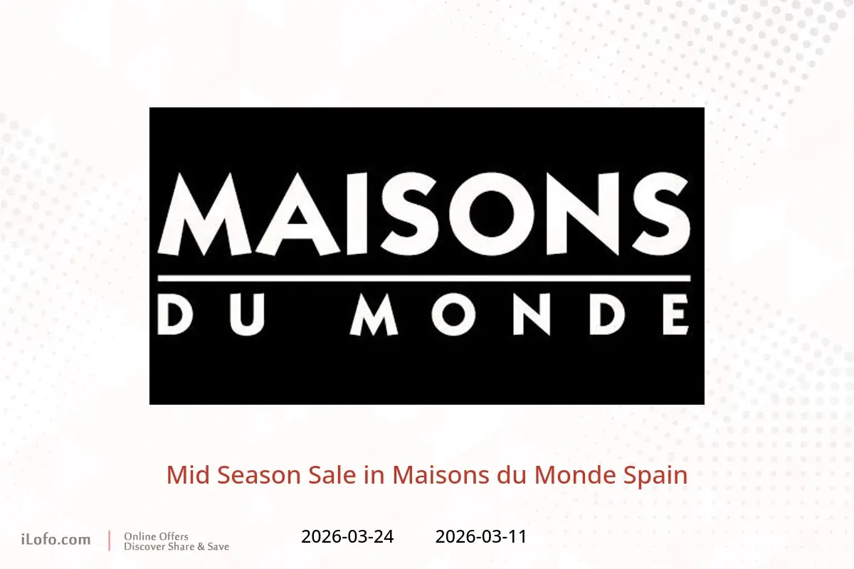 Maisons du Monde Spain offers from 11 to 24 March 2026 Mid Season Sale - Maisons du Monde - Spain - 11 March 2026 – 24 March 2026 - Page 1