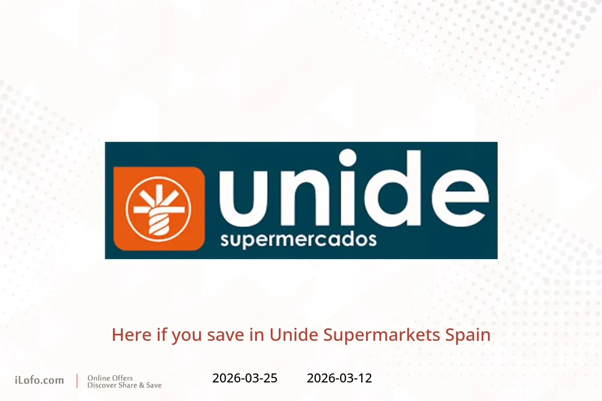 Unide Supermarkets Spain offers from 12 to 25 March 2026 Here if you save - Unide Supermarkets - Spain - 12 March 2026 – 25 March 2026 - Page 1