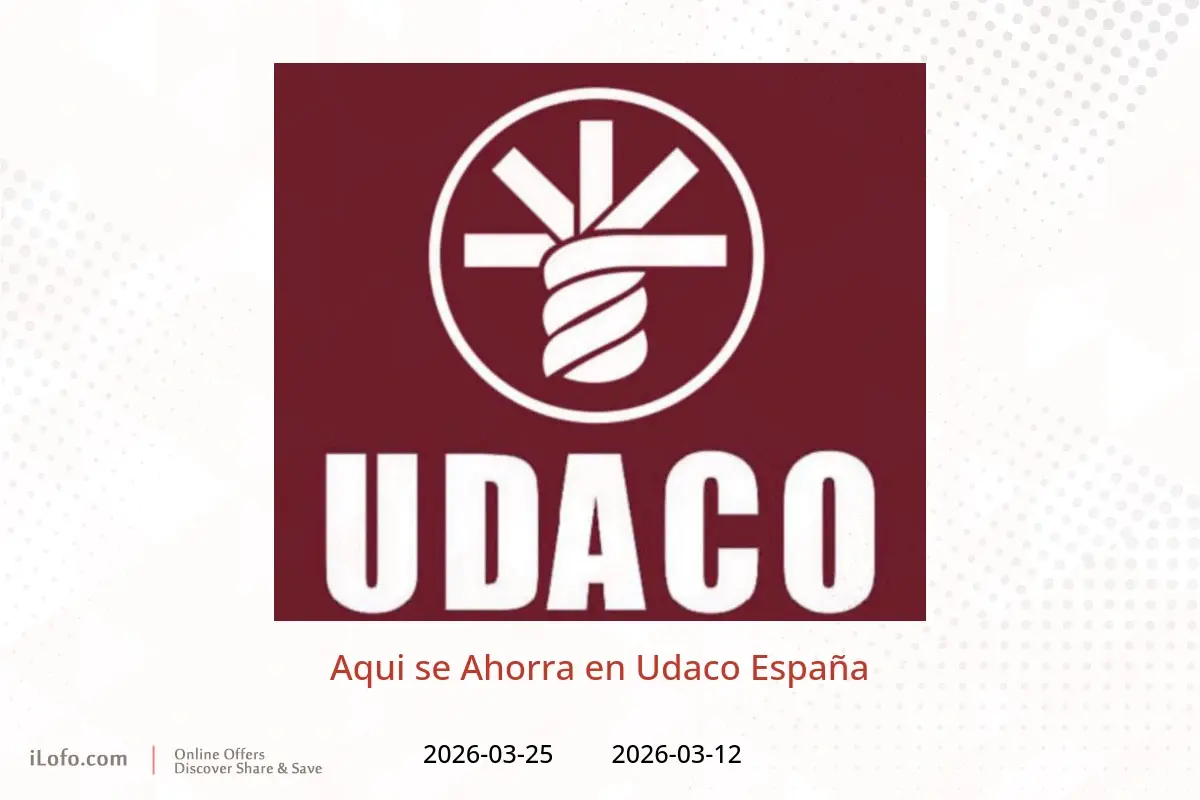 Ofertas de Udaco España de 12 a 25 marzo 2026 Aqui se Ahorra - Udaco - España - 12 marzo 2026 – 25 marzo 2026 - Página 1