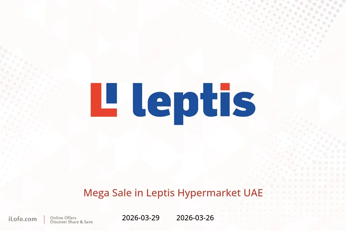 Leptis Hypermarket UAE offers from 26 to 29 March 2026 Mega Sale - Leptis Hypermarket - UAE - 26 March 2026 – 29 March 2026 - Page 1