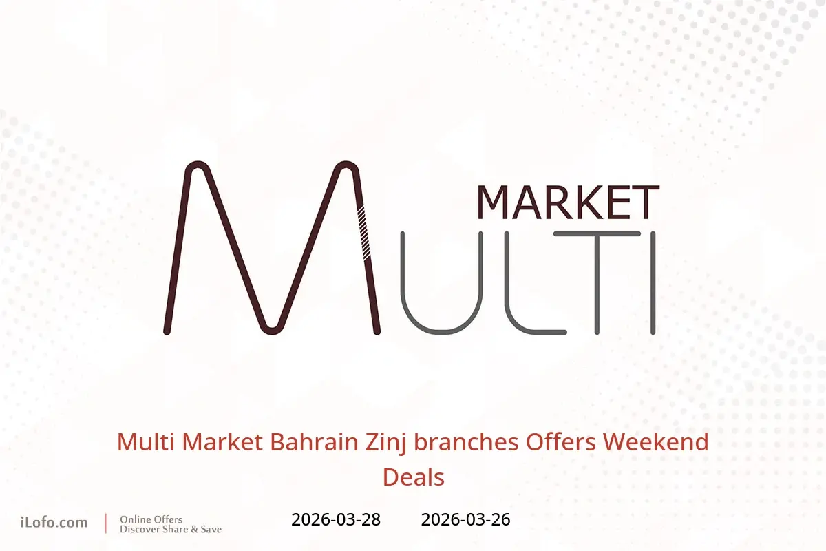 Multi Market offers in Zinj from 26 to 28 March 2026 Weekend Deals - Multi Market - Bahrain - 26 March 2026 – 28 March 2026 - Page 1
