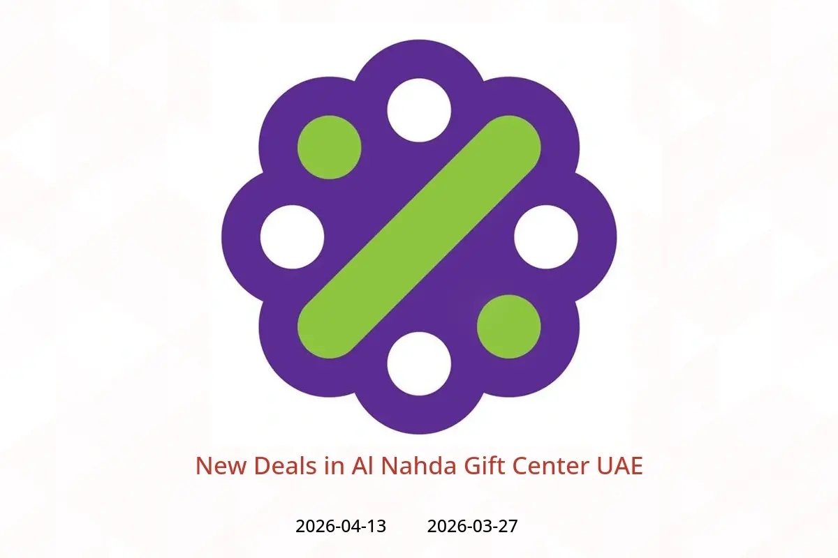 Al Nahda Gift Center UAE offers from 27 March to 13 April 2026 New Deals - Al Nahda Gift Center - UAE - 27 March 2026 – 13 April 2026 - Page 1