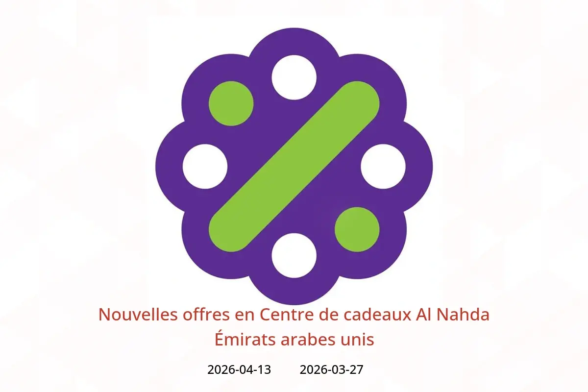 Offres Centre de cadeaux Al Nahda Émirats arabes unis de 27 mars à 13 avril 2026 Nouvelles offres - Centre de cadeaux Al Nahda - Émirats arabes unis - 27 mars 2026 – 13 avril 2026 - Page 1