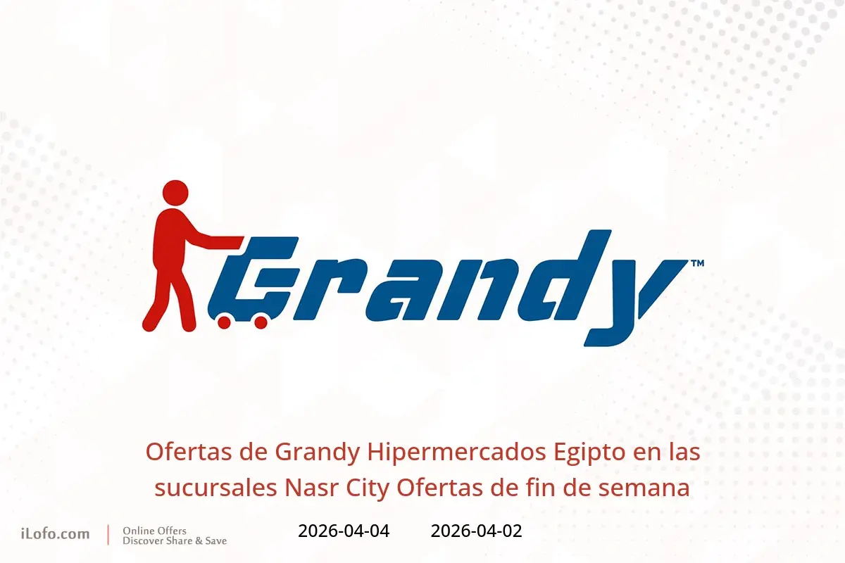 Ofertas de Grandy Hipermercados Nasr City de 2 a 4 abril 2026 Ofertas de fin de semana - Grandy - Egipto - 2 abril 2026 – 4 abril 2026 - Página 1