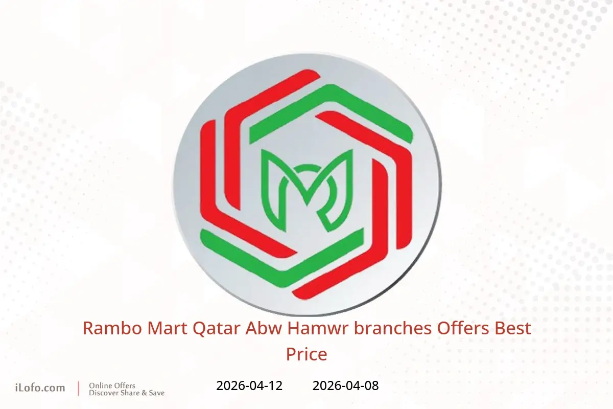 Rambo Mart Qatar offers in Abw Hamwr from 8 to 12 April 2026 Best Price - Rambo Mart - Qatar - 8 April 2026 – 12 April 2026 - Page 1