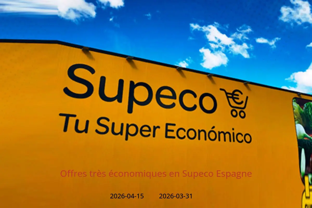 Offres Supeco Espagne de 31 mars à 15 avril 2026 Offres très économiques - Supeco - Espagne - 31 mars 2026 – 15 avril 2026 - Page 1