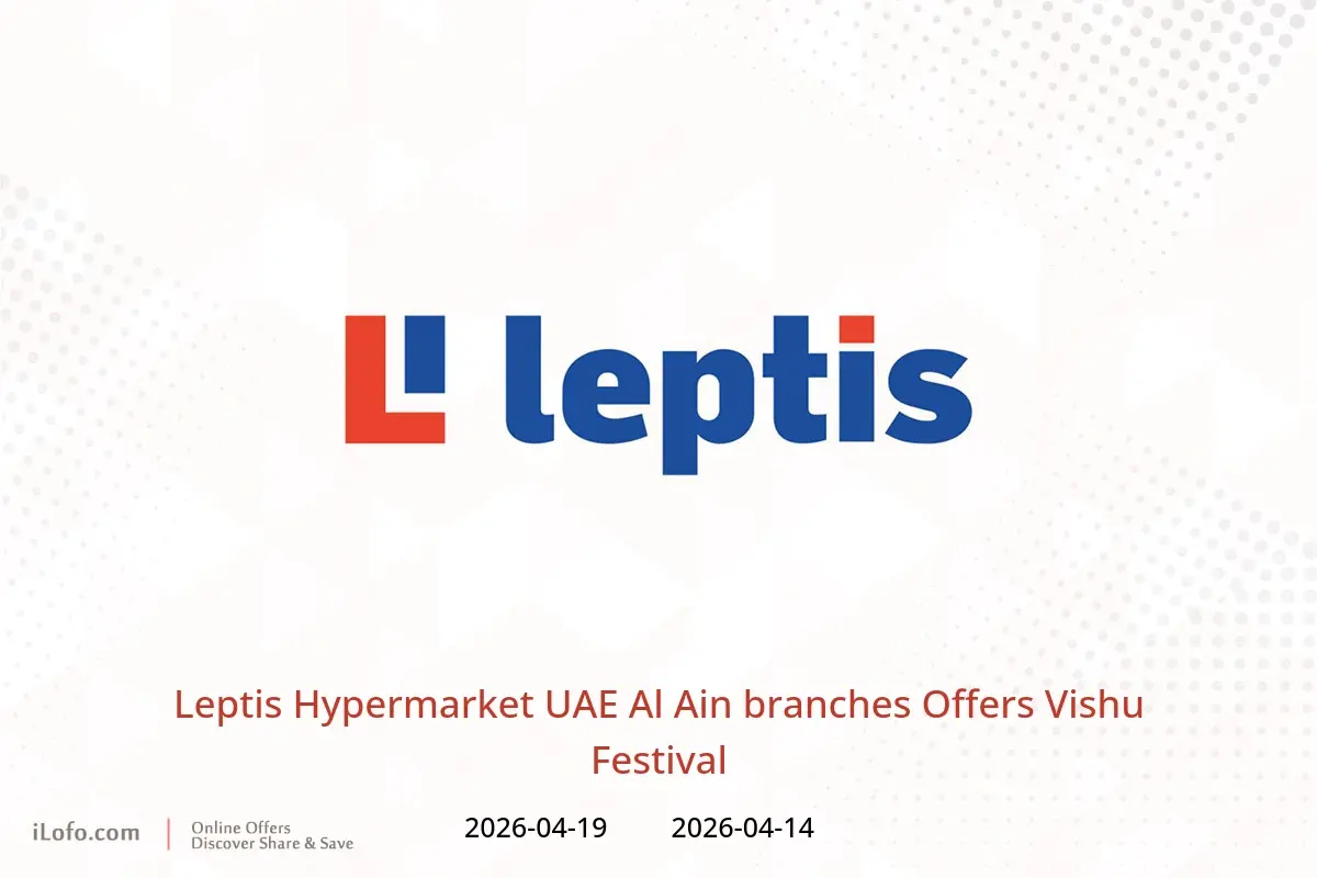 Leptis Hypermarket UAE offers in Al Ain from 14 to 19 April 2026 Vishu Festival - Leptis Hypermarket - UAE - 14 April 2026 – 19 April 2026 - Page 1