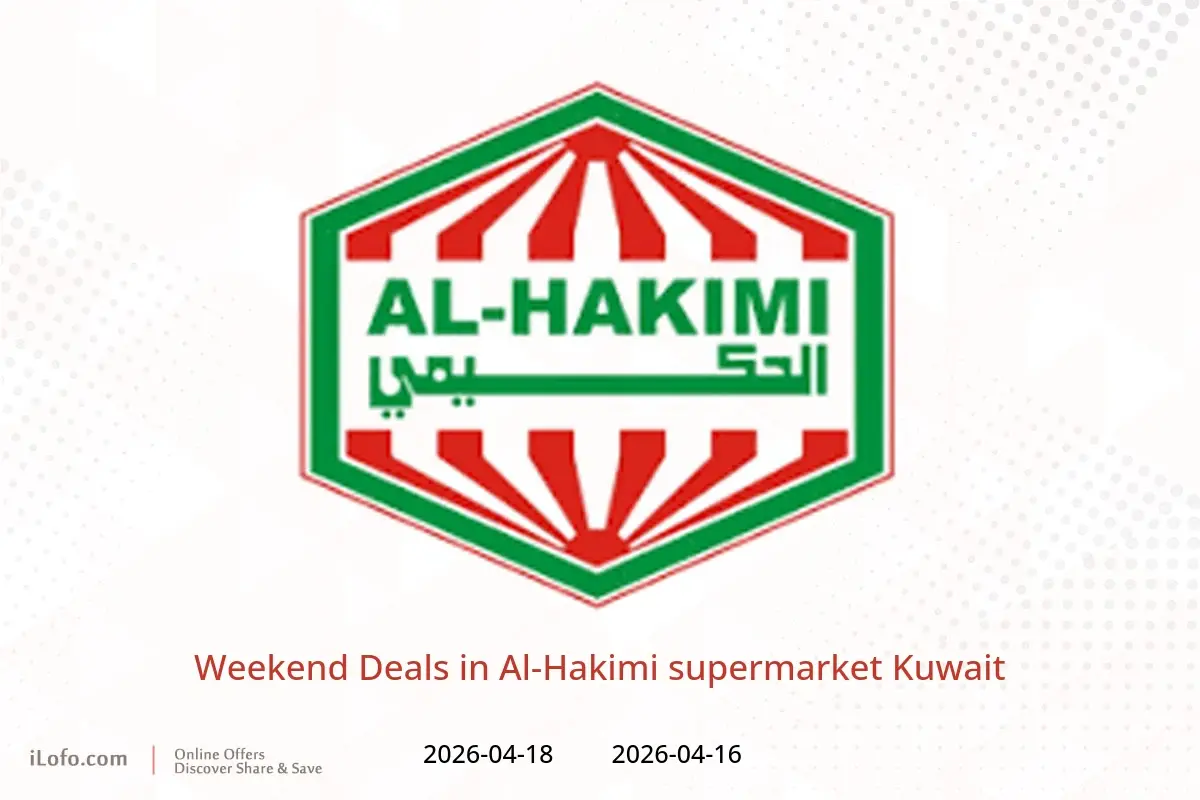 Al-Hakimi supermarket Kuwait offers from 16 to 18 April 2026 Weekend Deals - Al-Hakimi - Kuwait - 16 April 2026 – 18 April 2026 - Page 1