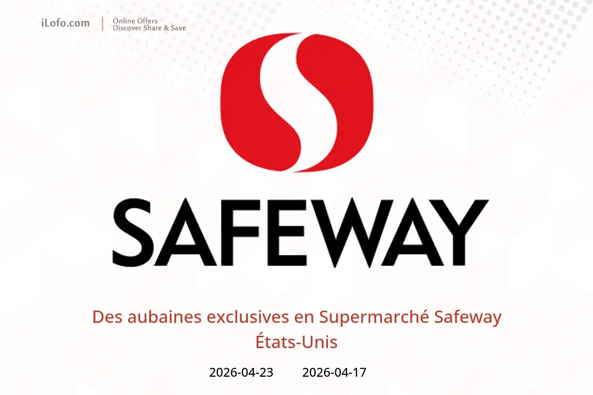 Offres Supermarché Safeway États-Unis de 17 à 23 avril 2026 Des aubaines exclusives - Supermarché Safeway - États-Unis - 17 avril 2026 – 23 avril 2026 - Page 1