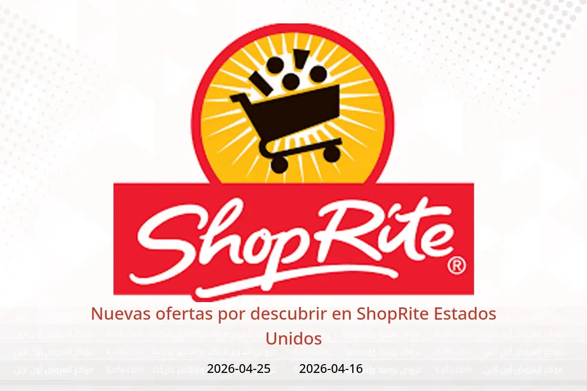 Ofertas de ShopRite Estados Unidos de 16 a 25 abril 2026 Nuevas ofertas por descubrir - ShopRite - Estados Unidos - 16 abril 2026 – 25 abril 2026 - Página 1