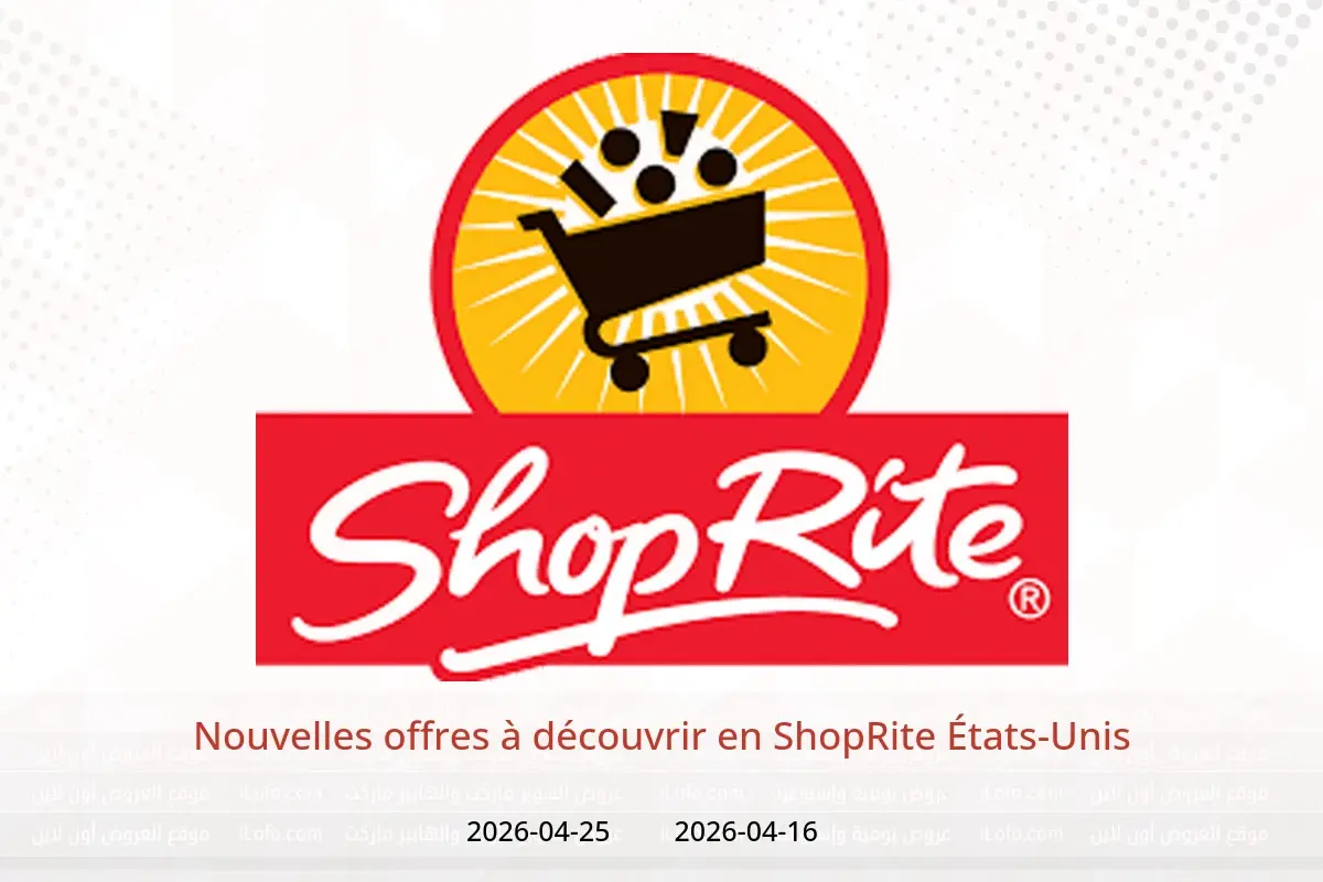 Offres ShopRite États-Unis de 16 à 25 avril 2026 Nouvelles offres à découvrir - ShopRite - États-Unis - 16 avril 2026 – 25 avril 2026 - Page 1