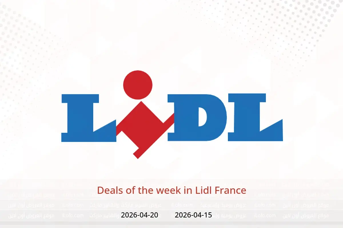 Lidl France offers from 15 to 20 April 2026 Deals of the week - Lidl - France - 15 April 2026 – 20 April 2026 - Page 1
