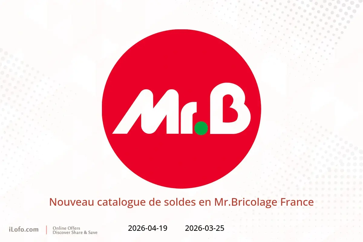Offres Mr.Bricolage France de 25 mars à 19 avril 2026 Nouveau catalogue de soldes - Mr.Bricolage - France - 25 mars 2026 – 19 avril 2026 - Page 1