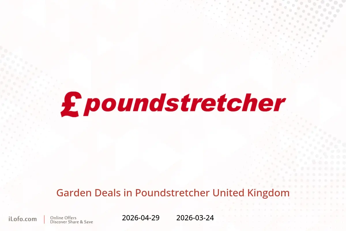 Poundstretcher United Kingdom offers from 24 March to 29 April 2026 Garden Deals - Poundstretcher - United Kingdom - 24 March 2026 – 29 April 2026 - Page 1