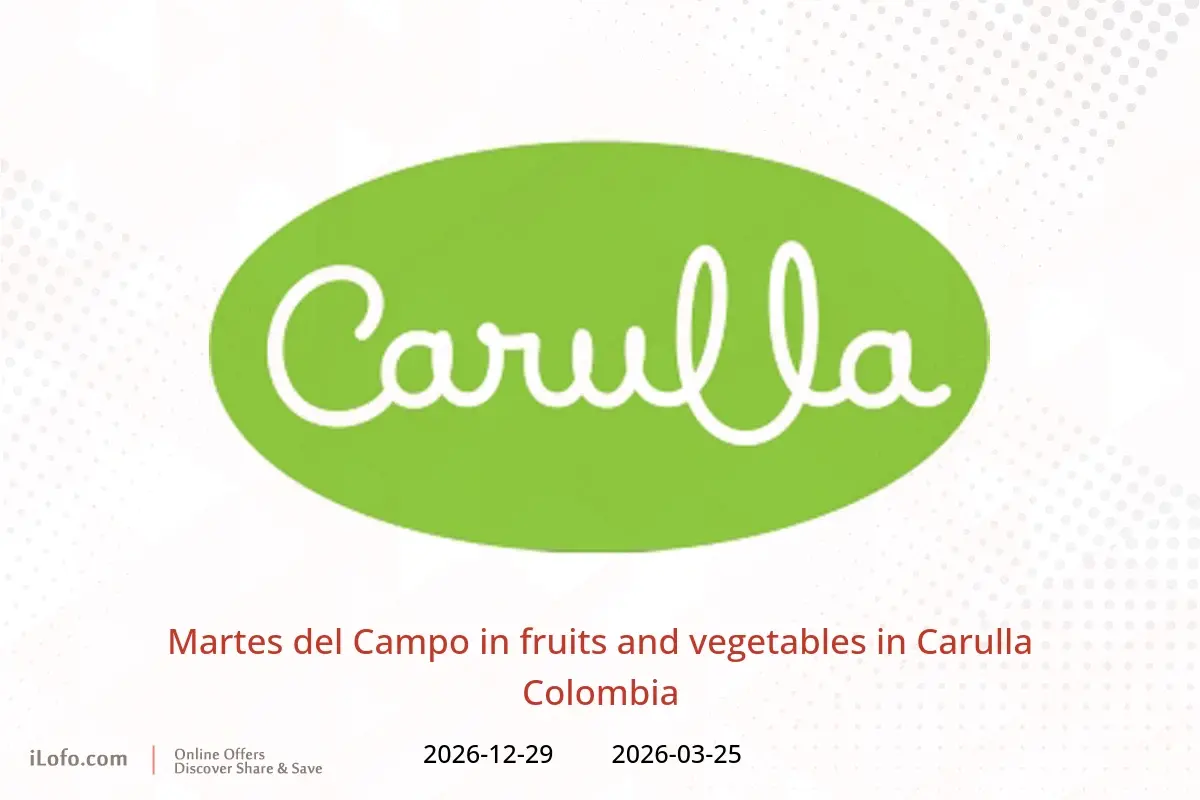 Carulla Colombia offers from 25 March to 29 December 2026 Martes del Campo in fruits and vegetables - Carulla - Colombia - 25 March 2026 – 29 December 2026 - Page 1