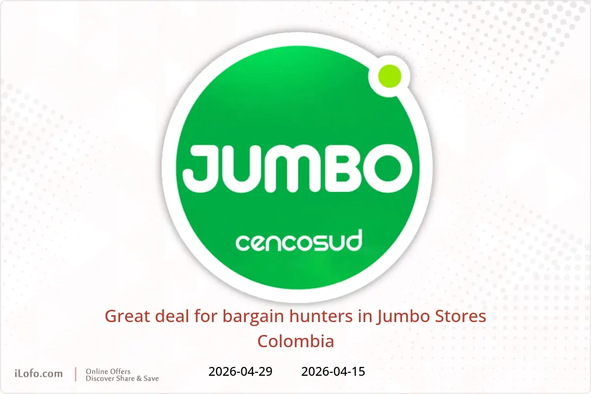 Jumbo Stores Colombia offers from 15 to 29 April 2026 Great deal for bargain hunters - Jumbo Stores - Colombia - 15 April 2026 – 29 April 2026 - Page 1
