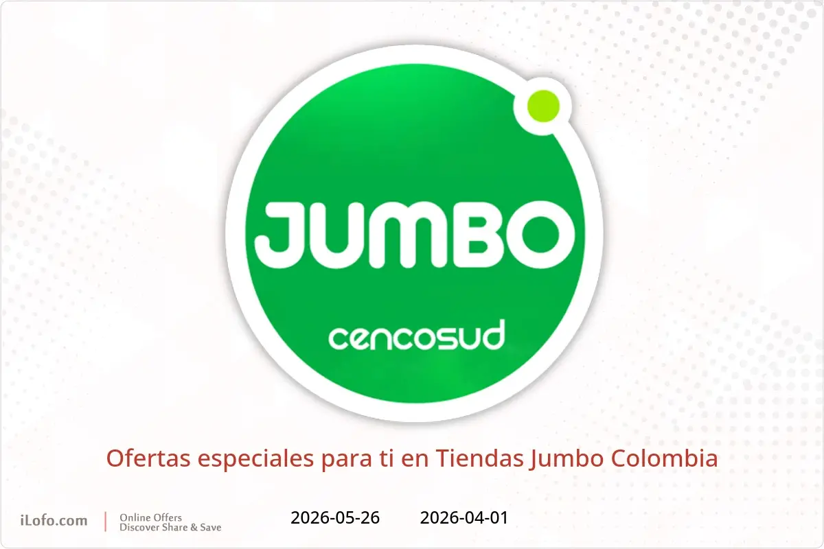 Ofertas de Tiendas Jumbo Colombia de 1 abril a 26 mayo 2026 Ofertas especiales para ti - Tiendas Jumbo - Colombia - 1 abril 2026 – 26 mayo 2026 - Página 1