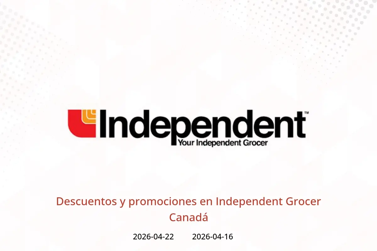 Ofertas de Independent Grocer Canadá de 16 a 22 abril 2026 Descuentos y promociones - Independent Grocer - Canadá - 16 abril 2026 – 22 abril 2026 - Página 1