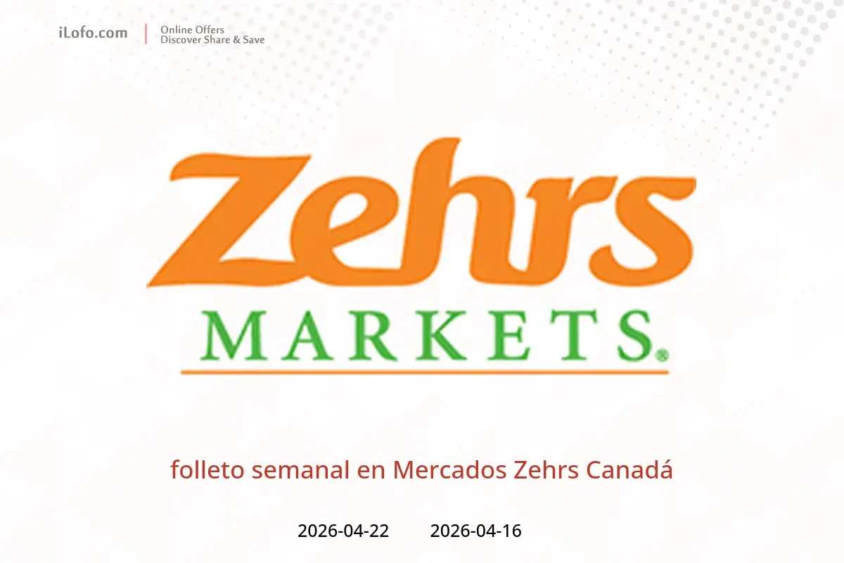 Ofertas de Mercados Zehrs Canadá de 16 a 22 abril 2026 folleto semanal - Mercados Zehrs - Canadá - 16 abril 2026 – 22 abril 2026 - Página 1