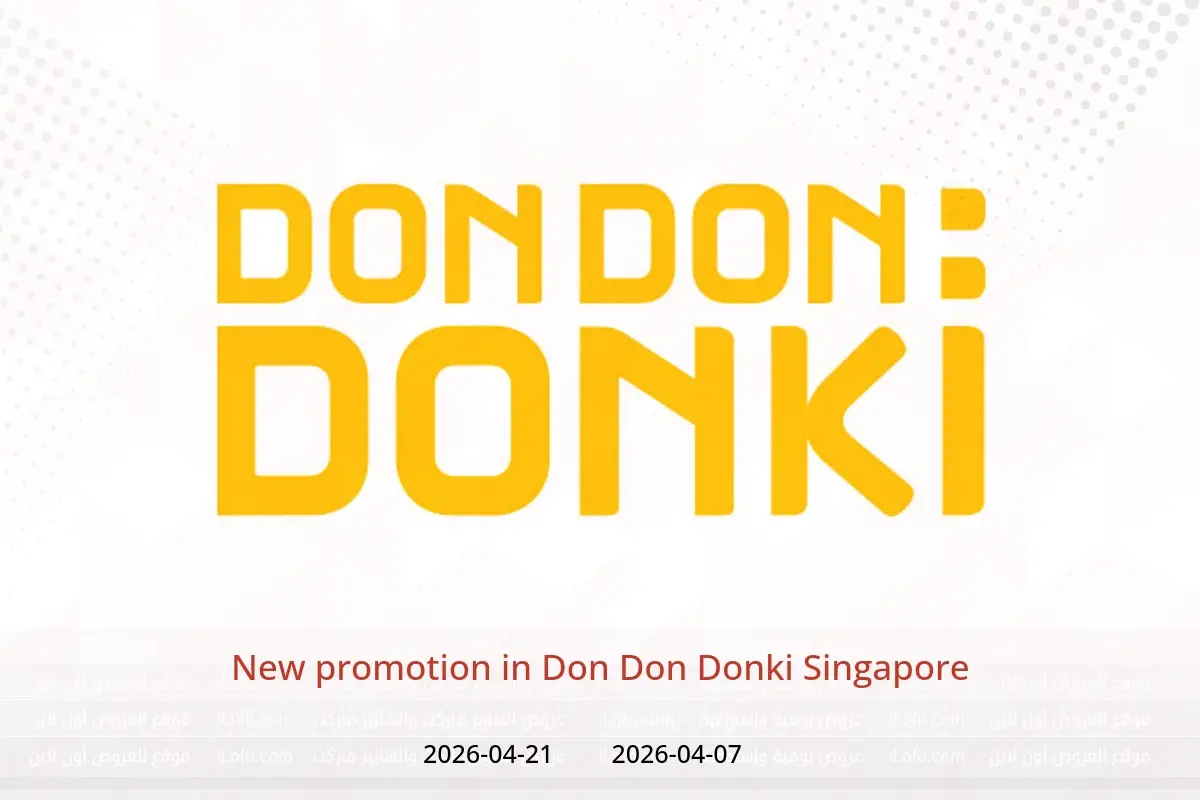 Don Don Donki Singapore offers from 7 to 21 April 2026 New promotion - Don Don Donki - Singapore - 7 April 2026 – 21 April 2026 - Page 1