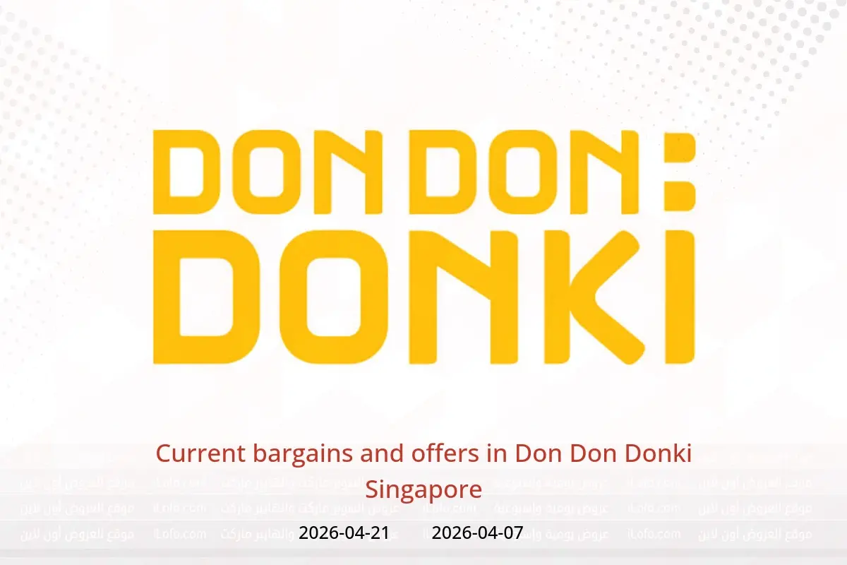 Don Don Donki Singapore offers from 7 to 21 April 2026 Current bargains and offers - Don Don Donki - Singapore - 7 April 2026 – 21 April 2026 - Page 1