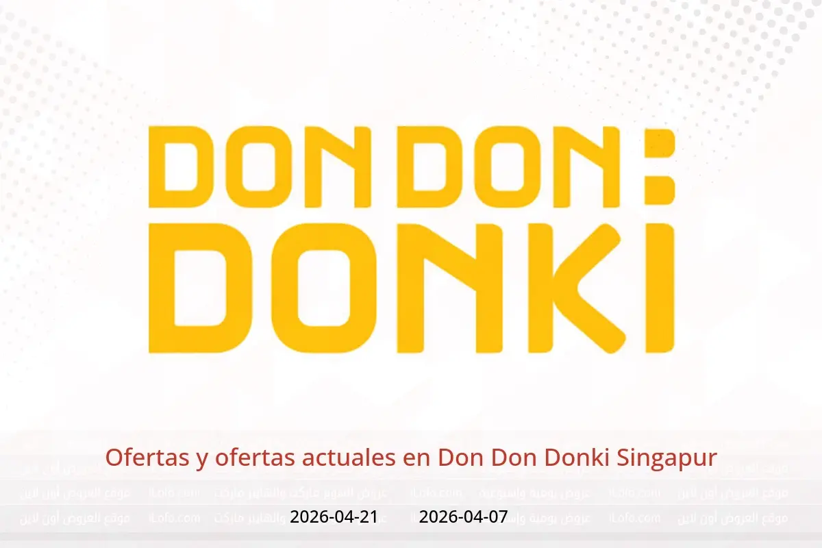 Ofertas de Don Don Donki Singapur de 7 a 21 abril 2026 Ofertas y ofertas actuales - Don Don Donki - Singapur - 7 abril 2026 – 21 abril 2026 - Página 1